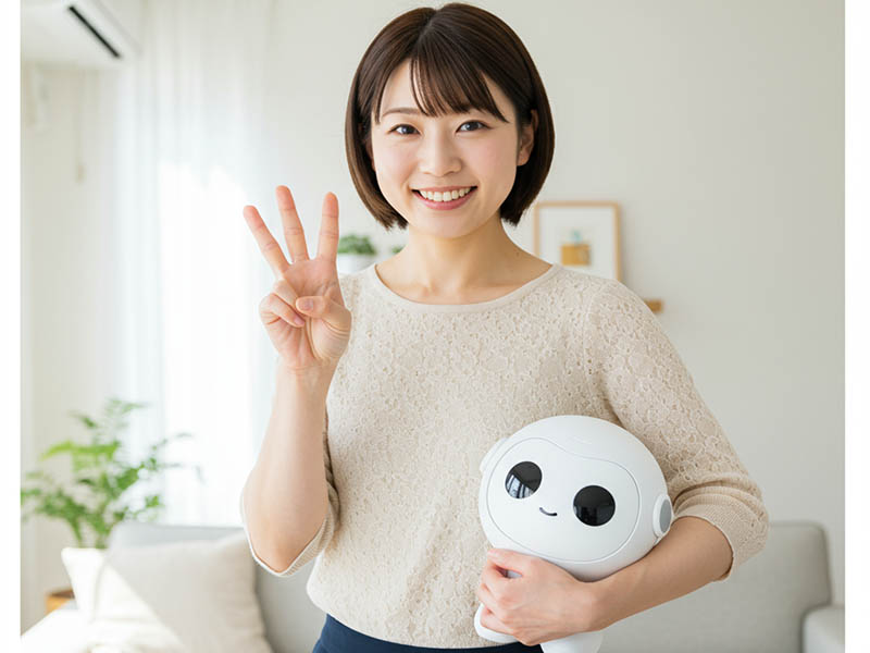 3つのンポイント表示