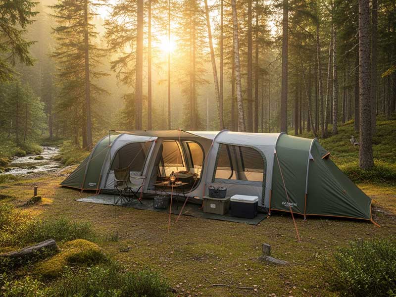 トンネル型テント
